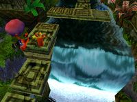 une photo d'Ã©cran de Crash Bandicoot 2 sur Sony Playstation